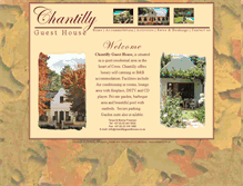 Tablet Screenshot of chantillyguesthouse.co.za